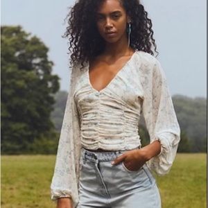 Free People Final Rose Blouse